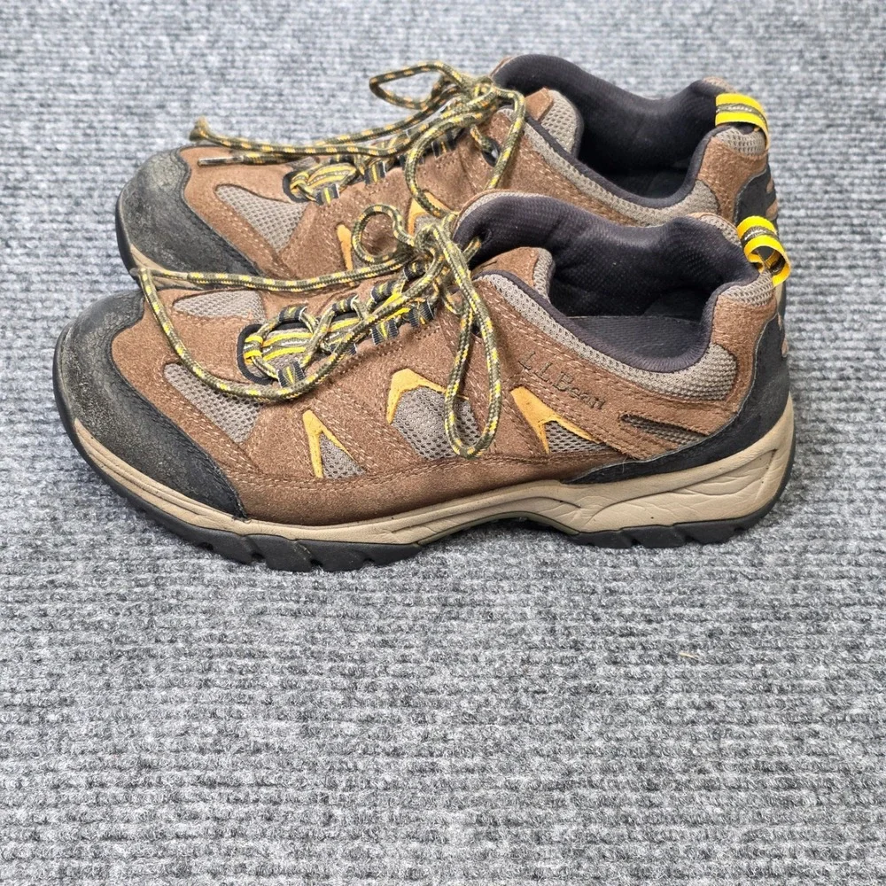 L.L. Bean Trail Dri-Lex Hiking Shoes Men's Size 10 Medium Brown Suede Mesh Low
